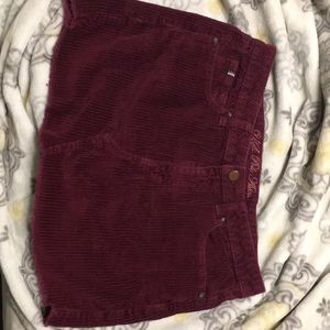 Maroon skirt